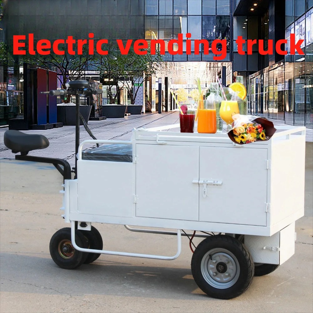 Food Sweet Snacks - Multifunctionele elektrische 3-wielige platte kar voor