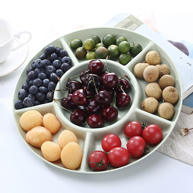 Food Platter Snacks - Voedselbewaarschaal Met 6 Compartimenten Fruit Snackbord