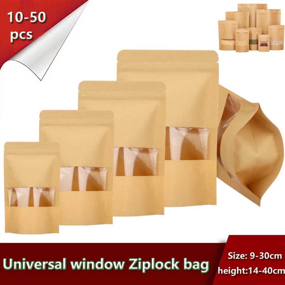 Food Or Snacks - 10-50 Stuks Rechtop Afdichting Bone Rits