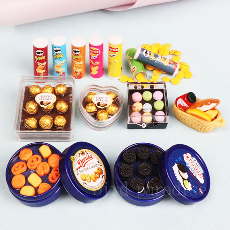 Food Sweet Snacks - 1/6 Miniatrue Poppen Voedsel Mini Chocolade