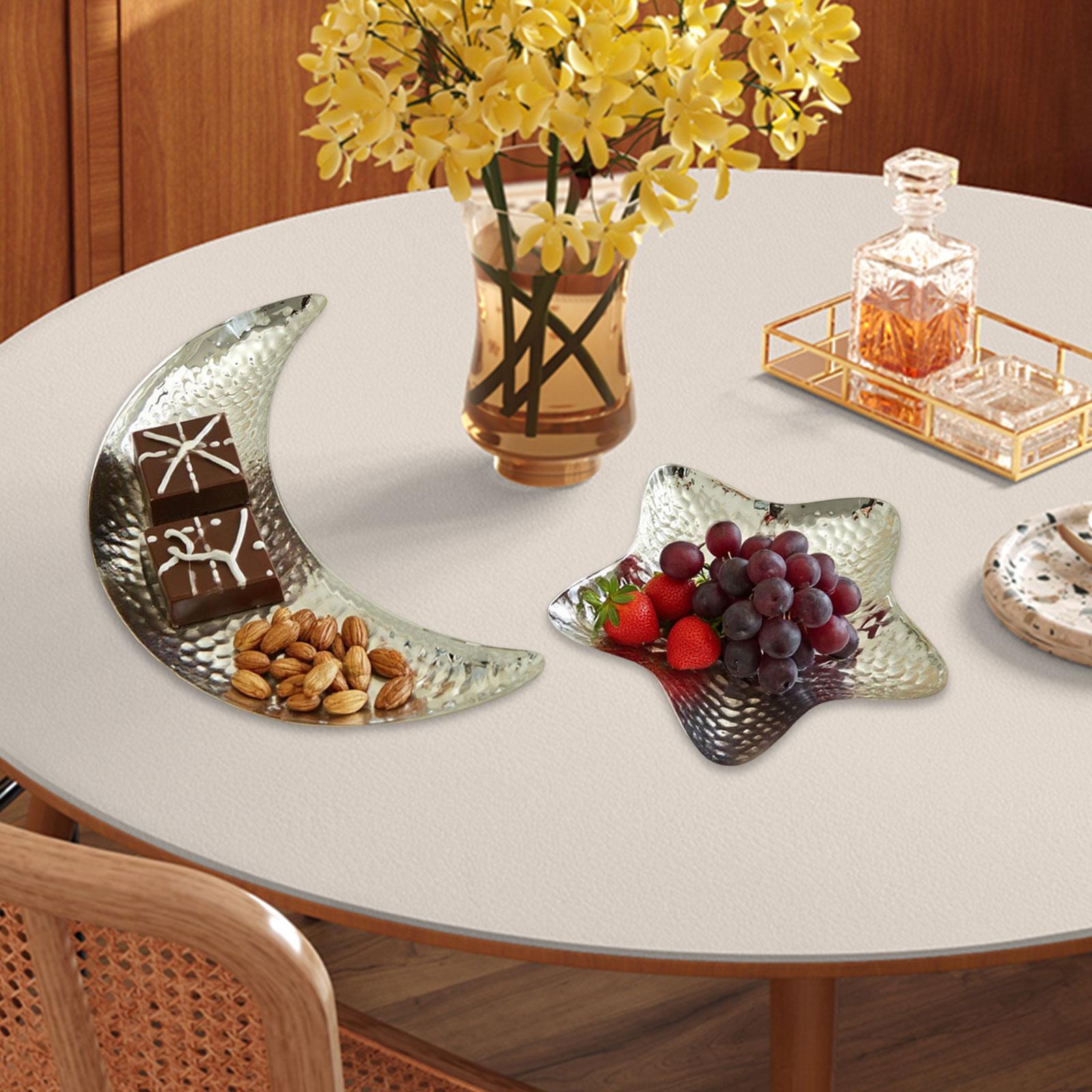 Food Sweet Snacks - Elegante ijzeren dienbladset voor snoep, desserts,