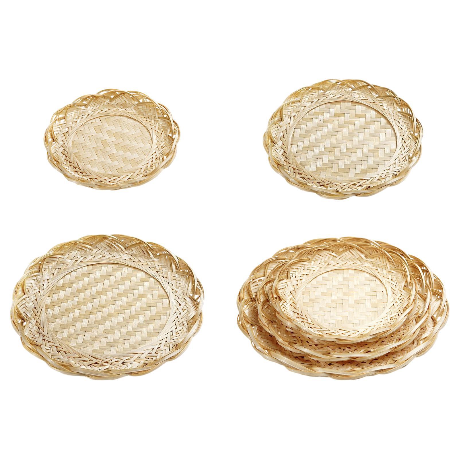 Bamboe mandje dienblad voedsel - Food Platter Snacks recensie en prijs