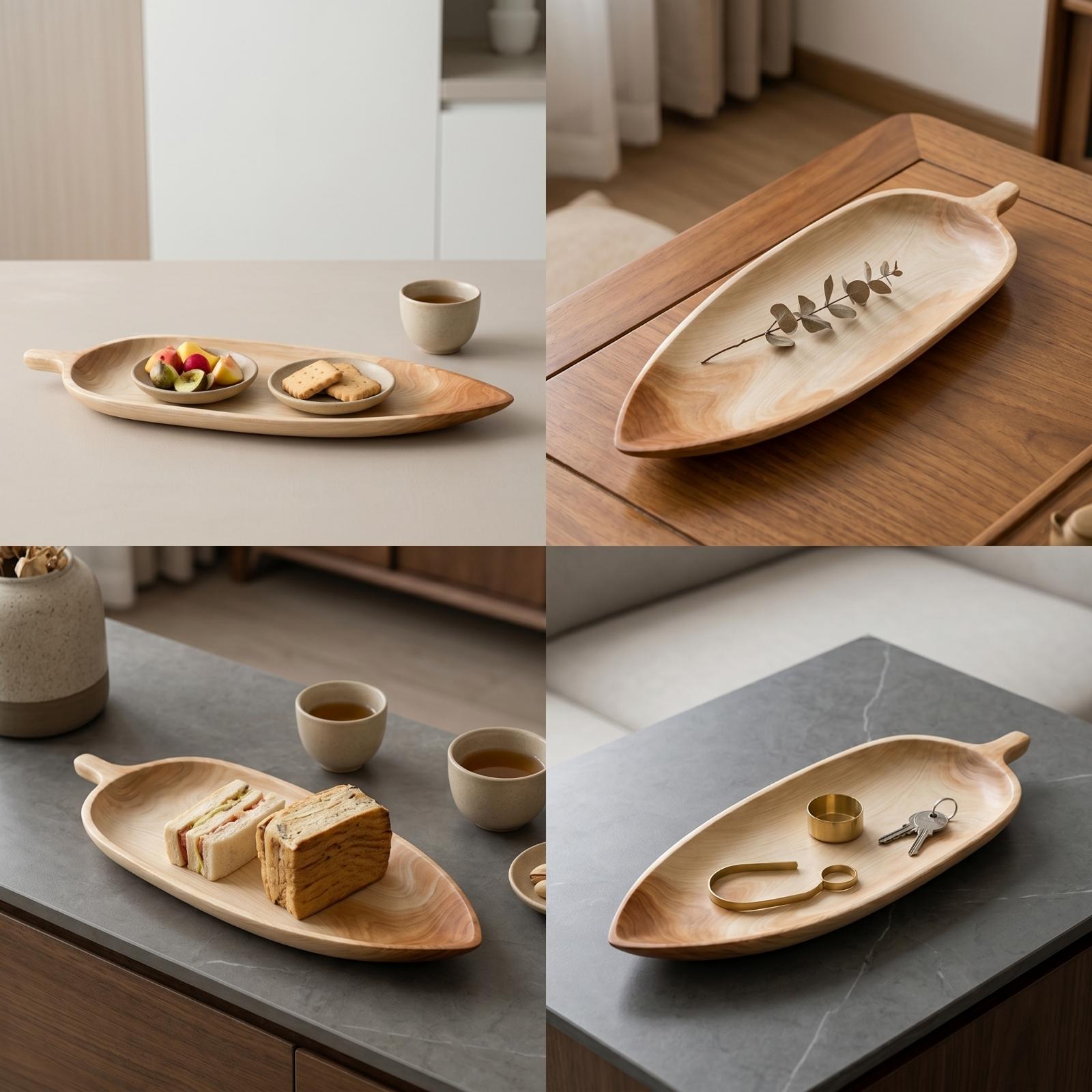 Elegant dienblad van beukenhou - Food Platter Snacks recensie en prijs