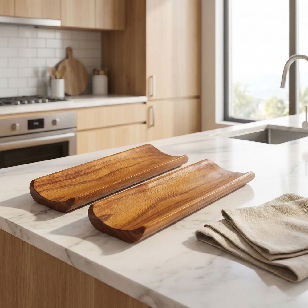 2 STUKS Serveerborden Houten S - Food Platter Snacks recensie en prijs