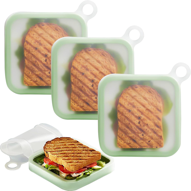 Siliconen Sandwich Toast Bento - Food Or Snacks recensie en prijs