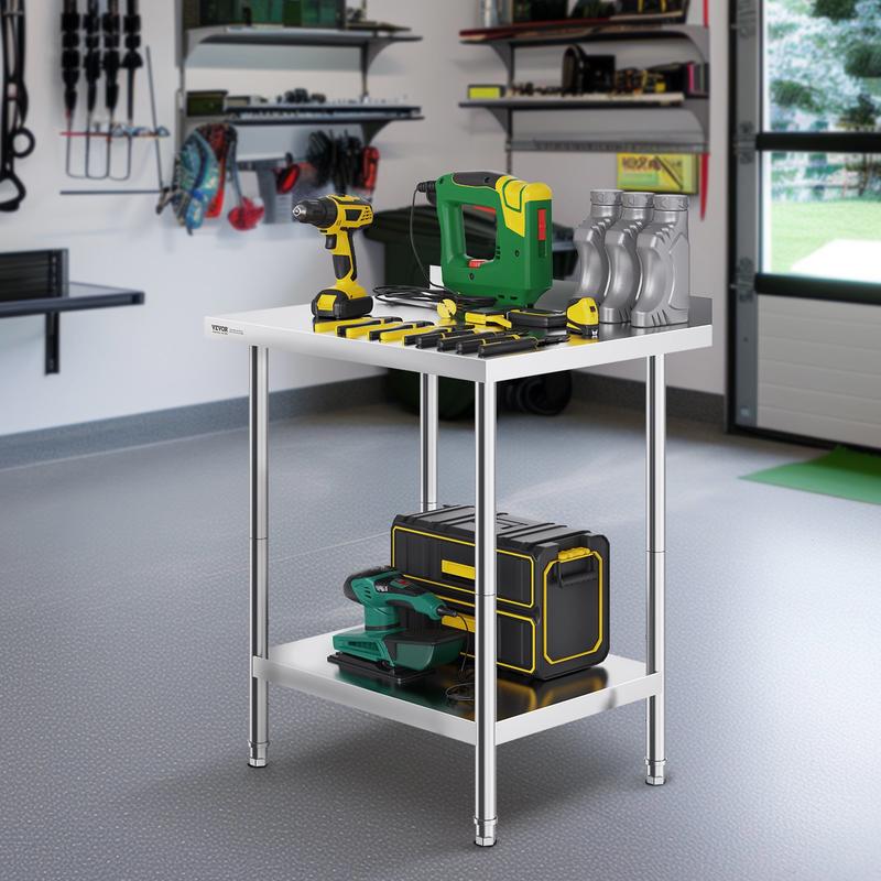 24 x 30 x 36 inch RVS werktafe - Foods X recensie en prijs